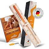 ALPENHAUCH Sauna Sanduhr 15 Minuten aus 100% Naturholz - Edle Saunauhr mit ultra...