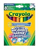 CRAYOLA Filzstifte Kinder Auswaschbar, Malstifte Set In 8 Verschiedenen...