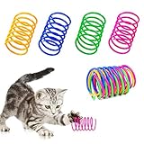 TaimeiMao 20 Stück Cat Spring Spielzeug,Kunststoff Spiralfedern,Spirale Katzen...