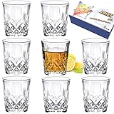 JAIEF 60 ml Schnapsgläser, bleifreies Glas, klares Schnapsglas mit schwerem...