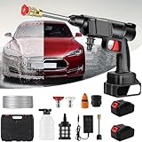 Akku Hochdruckreiniger, Mobile Akku-Hochdruckreiniger mit 2 16680VF Akku und...
