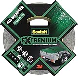 Scotch Extremium Gewebeband All Weather, 27 m x 48 mm, Hochleistungs-Klebeband...