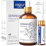 HIQILI Ätherische Öle Geranium 100ml, 100% Rein & Natürliches Geranium Öl,...