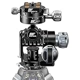 BF BAFANG Aluminum Alloy Getriebeneiger,Geared Tripod Head,360°Drehbar...