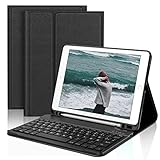 D DINGRICH Hülle mit Tastatur für iPad 6. Generation 2018/ iPad 5. Generation...