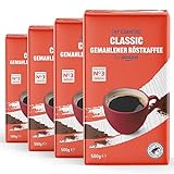 Our Essentials by Amazon Classic Gemahlener Rostkaffee, Mittlere Röstung, 500g,...