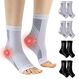 Home Holic 4 Paar Kompressionssocken Sprunggelenkbandage Professionelle...