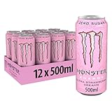 Monster Energy Ultra Strawberry Dreams - koffeinhaltiger Energy-Drink mit...