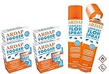 ARDAP Set 2 x 400 ml Flohspray + 8 x 100 ml Fogger gegen Flöhe und Ungeziefer