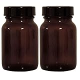Viva-Haushaltswaren braunes Apothekerglas Set 2x 250ml inkl. Schraubverschluss &...