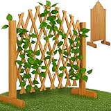 GARDEBRUK® Rankgitter Gartenzaun bis 200 cm ausziehbar faltbar verstellbar...