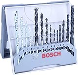 Bosch Accessories Bosch Professional 15tlg. Gemischtes Bohrer-Set (für Holz,...