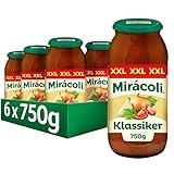 MIRÁCOLI Pasta Sauce Klassiker, 6 Gläser (6 x 750g)