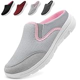 Acfoda Slip On Hausschuhe Damen Sommer Sabot Schuhe Mesh Atmungsaktive...