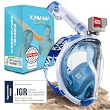 Die Preisgekrönte KAIMANA® Schnorchelmaske Kinder inkl. Tragetasche - absolut...