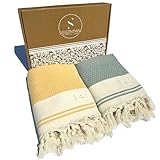 SIEGENTHAL® Hamamtuch 2er Pack – Leichtes Strandtuch & Saunatuch aus 100%...
