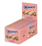 Manner Neapolitaner | vegane knusprige Waffeln mit Haselnusscreme | 12er Pack...