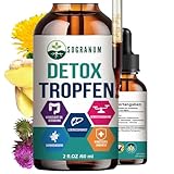 Detox Tropfen 5in1| Abnehmen, Leberkur, Mariendistel, Darmreinigung, Verbessert...