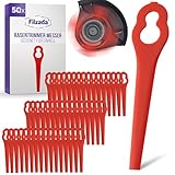 Filzada ® 50x Rasentrimmer Messer - Ersatzmesser Rasentrimmer geeignet für...