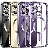 Clear Magnetisch für iPhone 14 Pro Max Hülle mit MagSafe [Original Äußere]...
