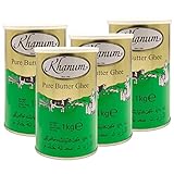 Khanum - Pure Butter Ghee - Bestes Butterfett zum Braten und Kochen im 4er Set...
