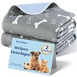 Baodan Waschbar Haustier-Urinunterlage, 2 Pack 90*80 cm Wiederverwendbare...