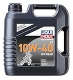 LIQUI MOLY Motorbike 4T 10W-40 Offroad | 4 L | Motorrad 4-Takt-Öl | Art.-Nr.:...