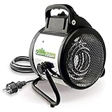 BioGreen Elektro-Gewächshausheizung Palma mit manuellem Thermostat | IPX4...