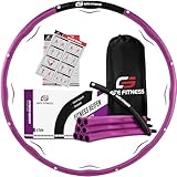 GATE FITNESS Hula Hoop Reifen Erwachsene und Kinder zum Abnehmen [1,2kg / 1,5kg...