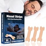 Schnarchstopper Nasenpflaster Schnarchen - 60 Stück Nasal Strips Besser Atmen...