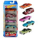 Hot Wheels Autos Set, 5er Pack, Verschiedene Modelle von Spielzeugautos,...