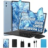 DEERTiME 2025 Neueste Android 14 Tablet 10 Zoll, 20GB RAM+128GB ROM/TF 1TB, WLAN...