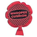Boland 30782 - FurzkissenGröße 12 cm, Rot, whoopee cushion, Scherzartikel,...