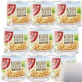 Gut&Günstig Kichererbsen im Aufguss 3er Pack (9x200g Dose) + usy Block