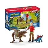 schleich 41465 Tyrannosaurus Rex Angriff, für Kinder ab 5-12 Jahren, DINOSAURS...