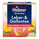 Meßmer Leber- und Gallentee | fördert Gallenfluss & Fettverdauung | Arzneitee...