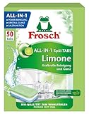 Frosch Limonen Geschirrspül-Tabs, umweltfreundlich, mit wasserlöslicher Folie,...