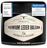 URBAN FOREST Lederpflege mit Bienenwachs & Avocado-Öl 250ml für Auto Sofa...