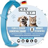 CANYBY Zecken- & Flohhalsband für Katzen und Hunde – Natürlicher Schutz bis...