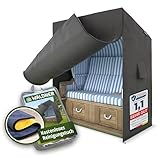 WALDNER Strandkorb Schutzhülle | Oxford 600D | Abdeckung Strandkorbhülle...