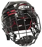 CCM Tacks 70 Helm Combo Senior, Größe:L, Farbe:Schwarz
