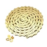 QitinDasen 10 Fach Fahrradkette, 1/2 X 11/128 Inch 116 Glieder Fahrrad Kette,...