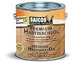 Saicos 500 3200 Seidenmatt Premium Hartwachsöl, farblos, 2,5 Liter