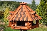 Deko-Shop-Hannusch XXL massives Luxus Vogelhaus 70 x 45 cm, Vogelfutterhaus,...