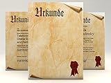 Urkundenpapier'Zertifikate' mit Pergamentmotiv, 10 Blatt A4, 190g/qm,...