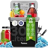 TurboTronic 2in1 Kühlbox 30 L Kühl & Heizfunktion tragbarer AC DC 220-240V/12V...