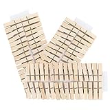 Mini-Holzklammern | 100 Stück | kleine Wäscheklammern | 3,5 cm hoch | ideal...