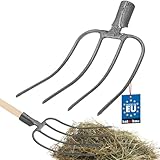 KOTARBAU® Forke Mistgabel Grabegabel Spatengabel Heugabel 4 Zinken Grabgabel 4...