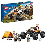 LEGO 60387 City Offroad Abenteuer, Camping Monster Truck Spielzeug mit...