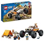 LEGO City Offroad Abenteuer, Camping Monster Truck Spielzeug mit...